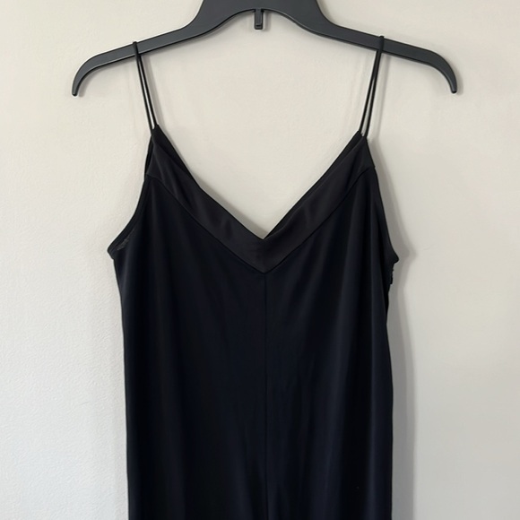 Mango Black Spaghetti Straps Jumpsuit Sz XS/S - Picture 4 of 12